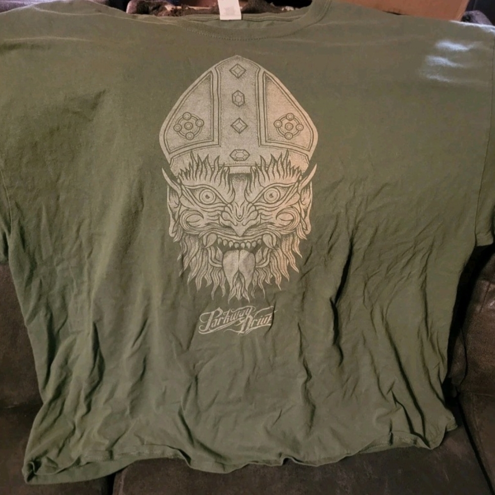 Parkway Drive I Hope You Rot Olive Green Shirt 3XL